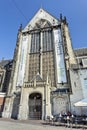 Famous 15th century church on Dam Square, Amsterdam, netherlands.